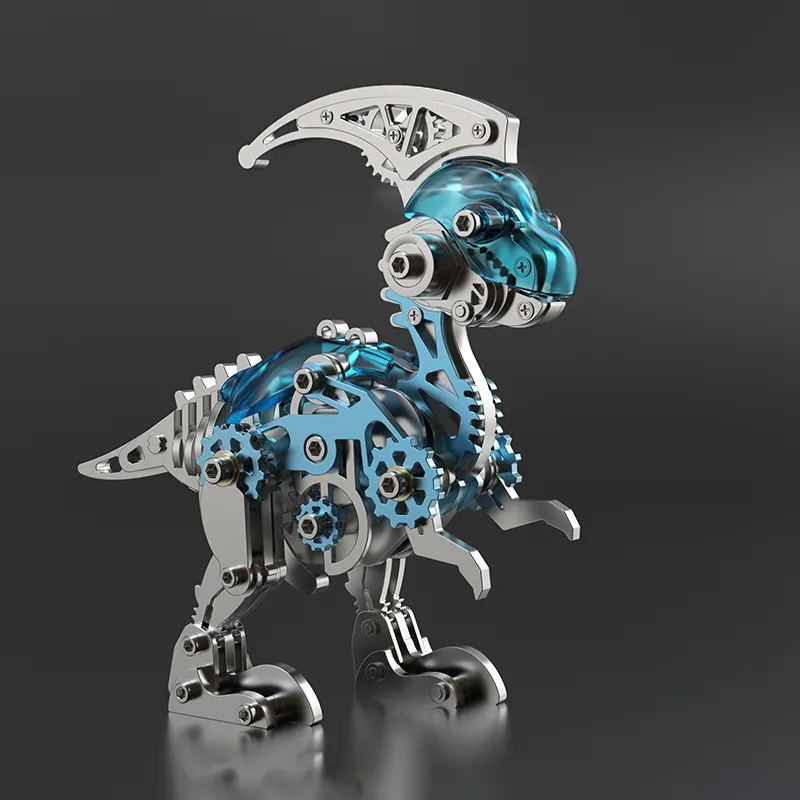 3D metal puzzles series Mechanical Parasaurolophus